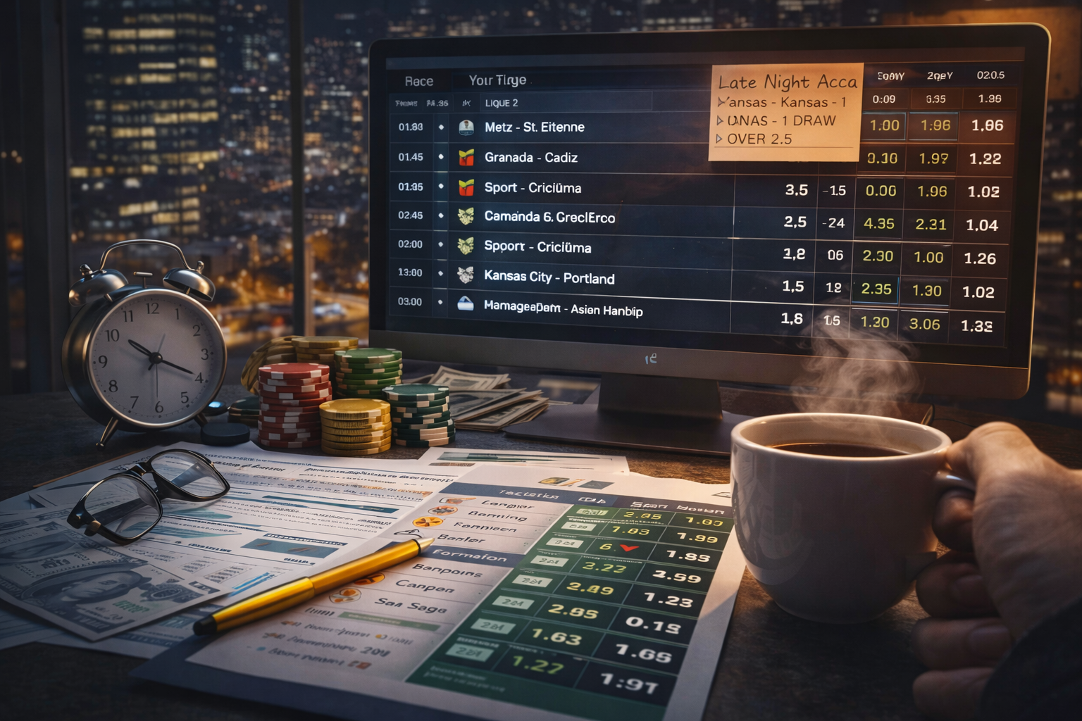 Cược thể thao đêm khuya
