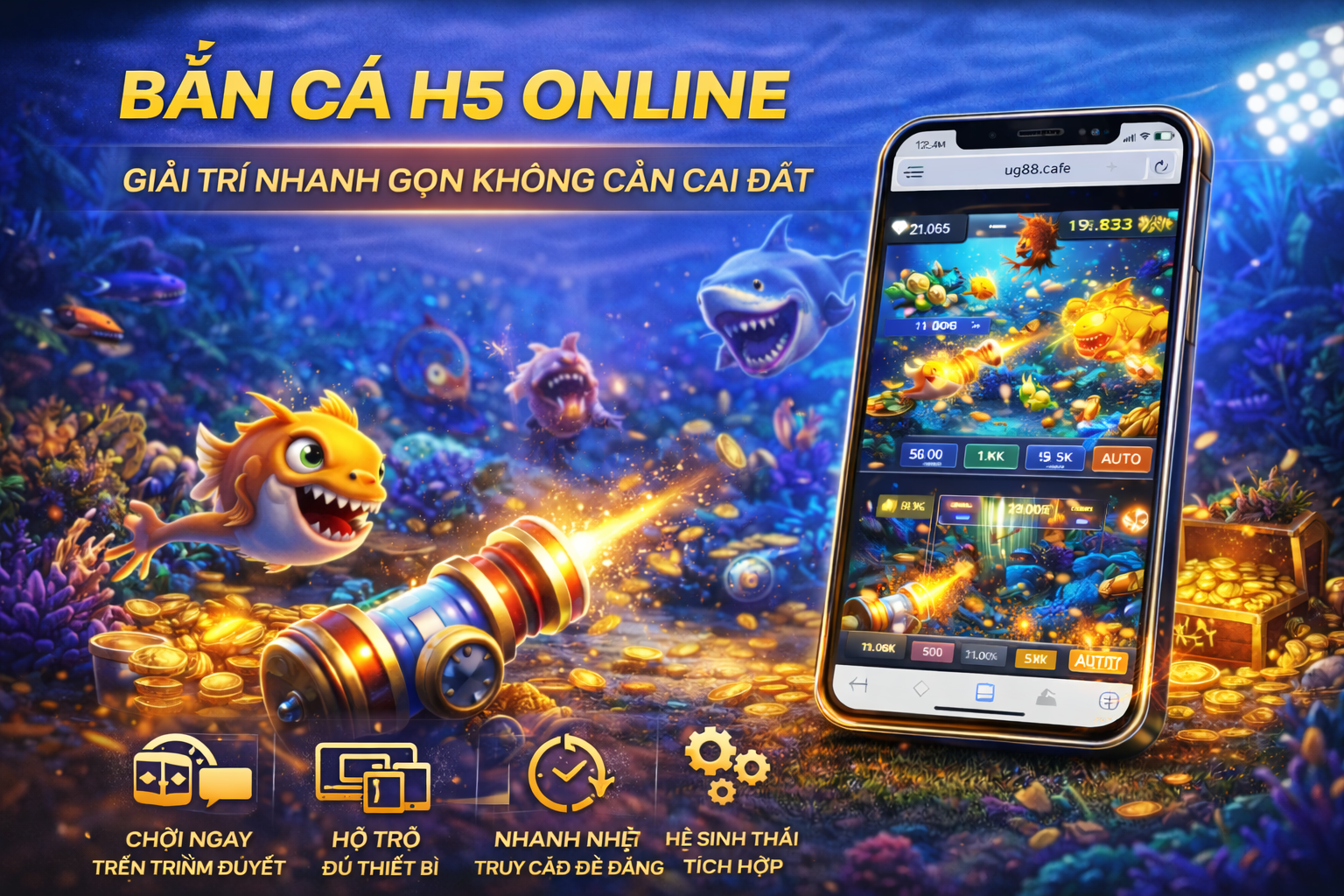 Bắn cá H5 online hấp dẫn