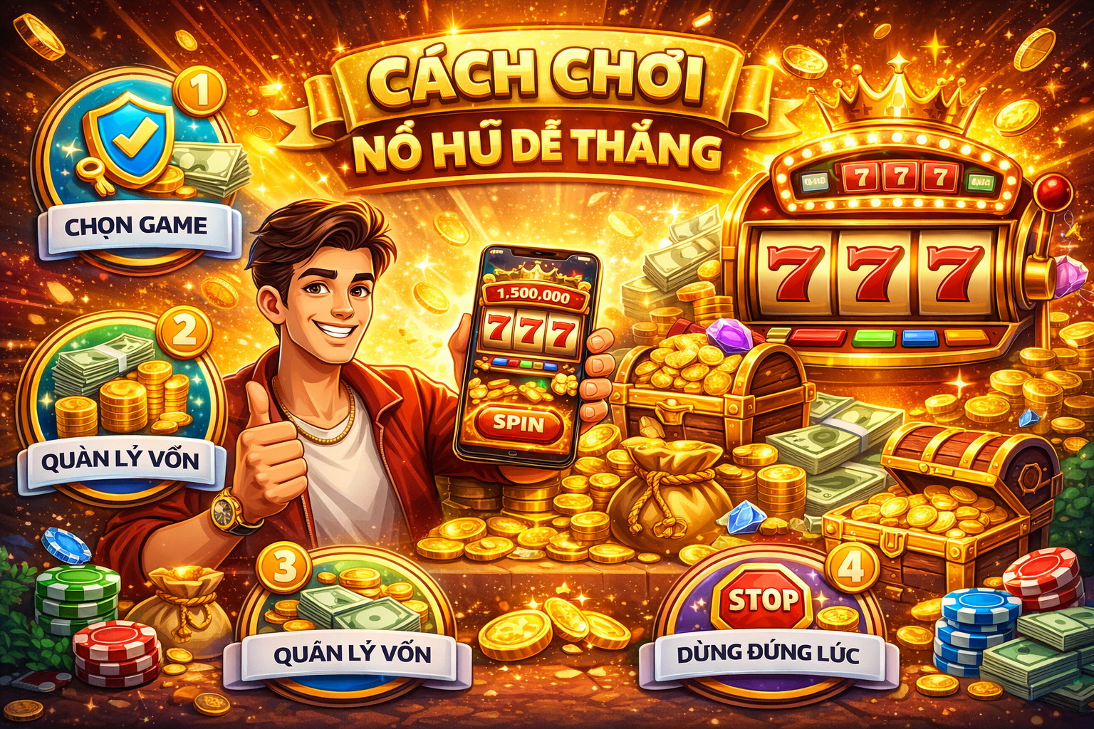 Hướng dẫn nổ hũ dễ thắng